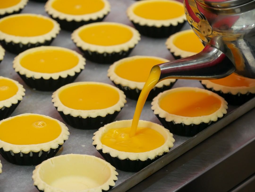 joy luck tea house - egg tarts