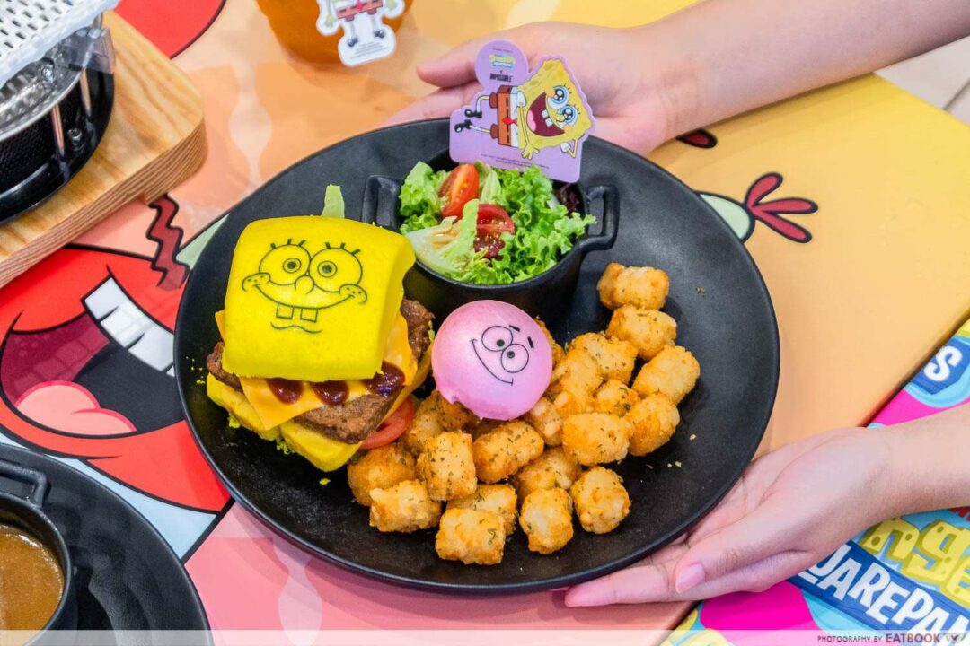 Spongebob Squarepants Pop-up Cafe Opens With Croquette Curry Rice ...