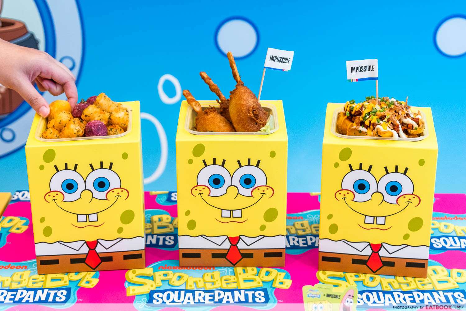 Spongebob Squarepants Pop-up Cafe Opens With Croquette Curry Rice