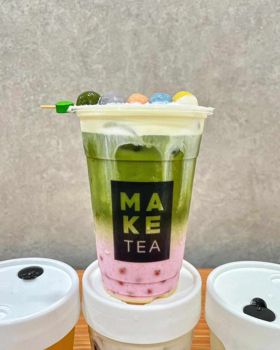 make tea clementi rainbow mochi bubble tea