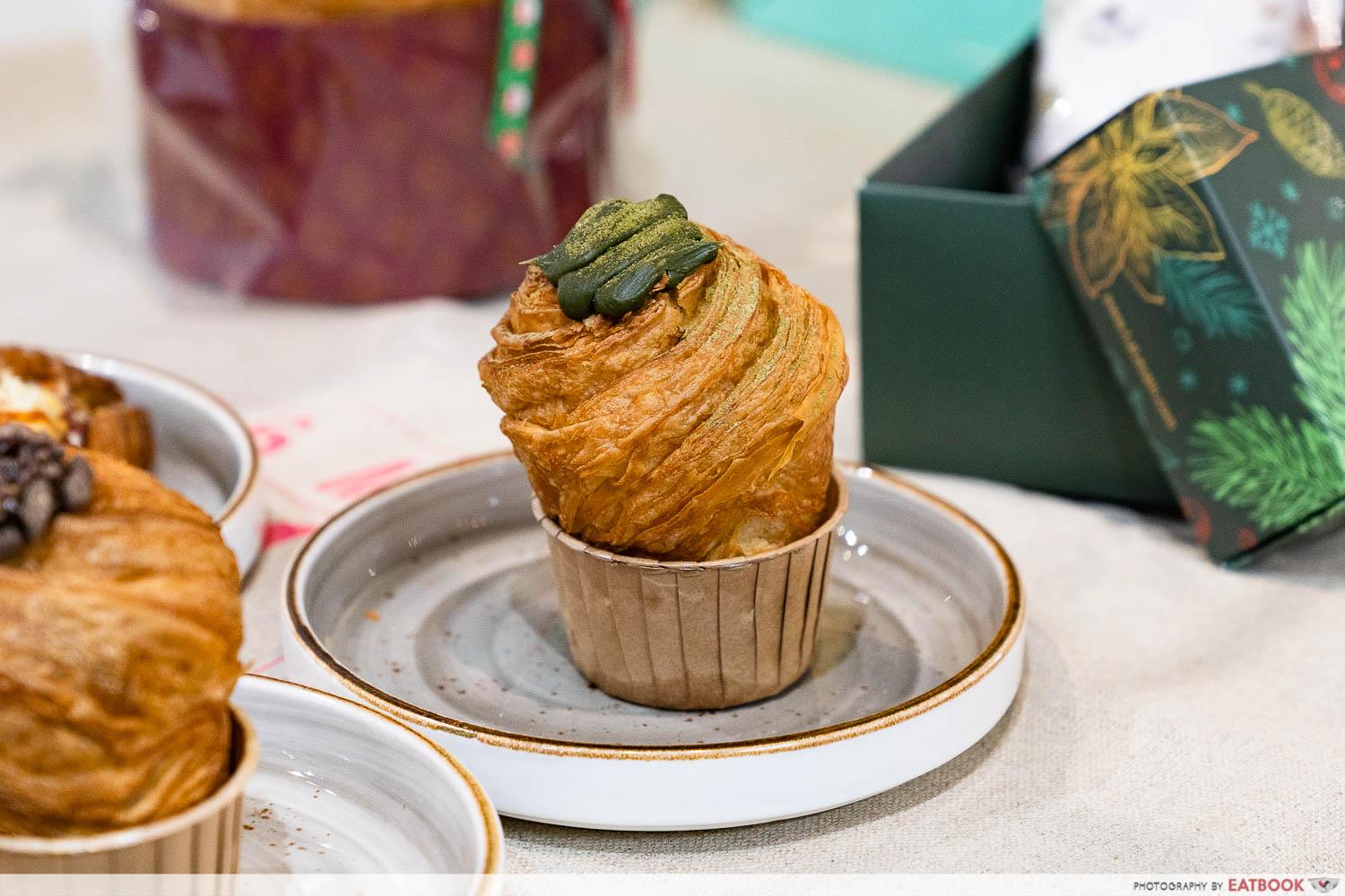 matcha cruffin la levain