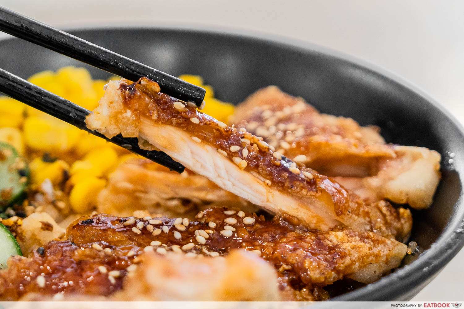 mikuriya teriyaki chicken donburi detail