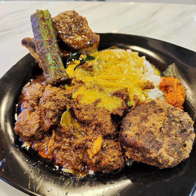 nasi padang dish