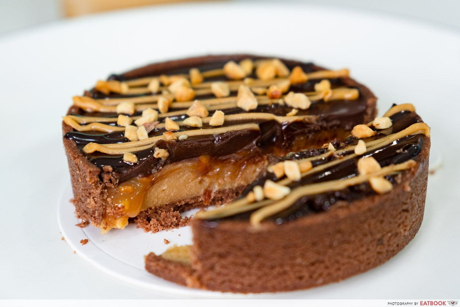 nasty cookie - snickers tart