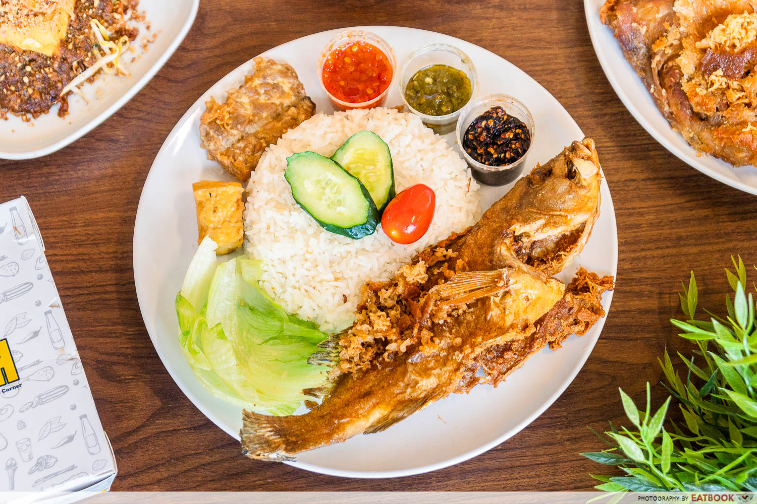 smash ayam penyet - Nasi Kerapu Penyet