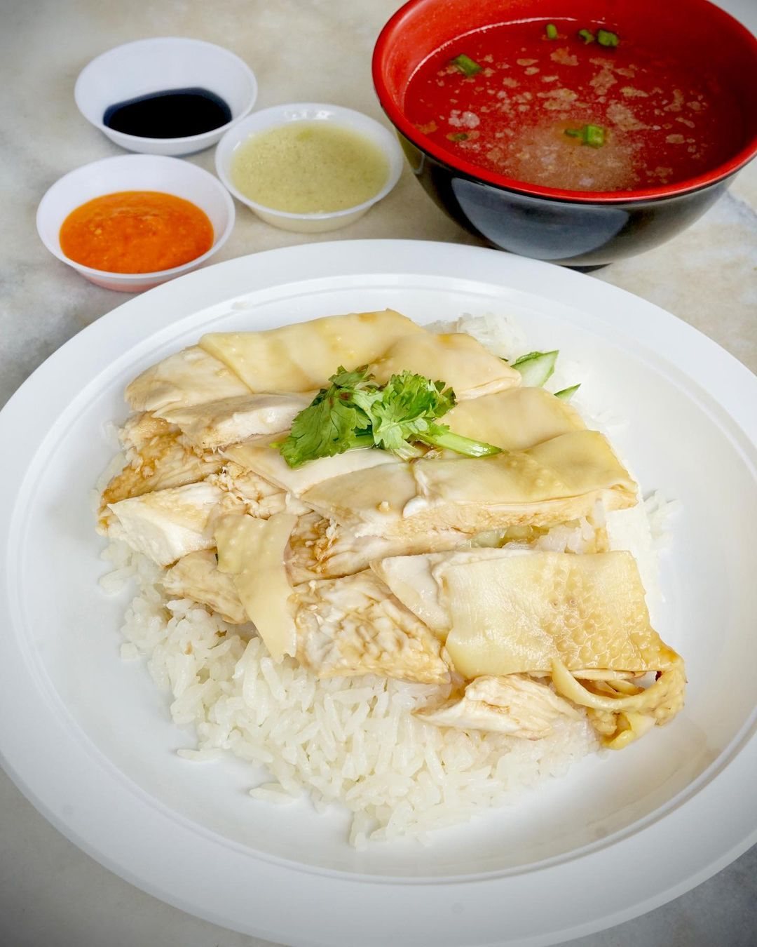 ah five hainanese chicken rice