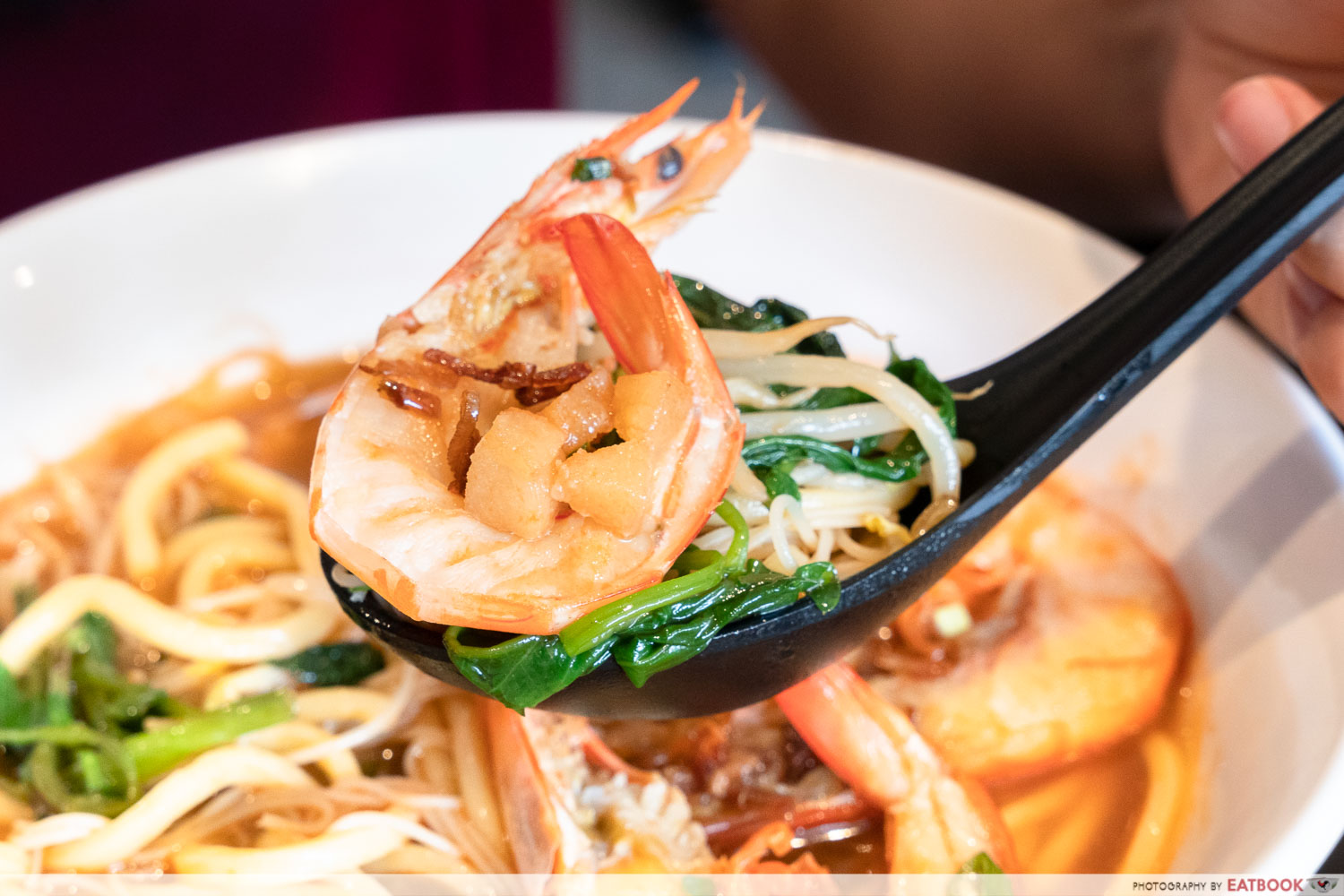 fei lou fatt - prawn noodle detail