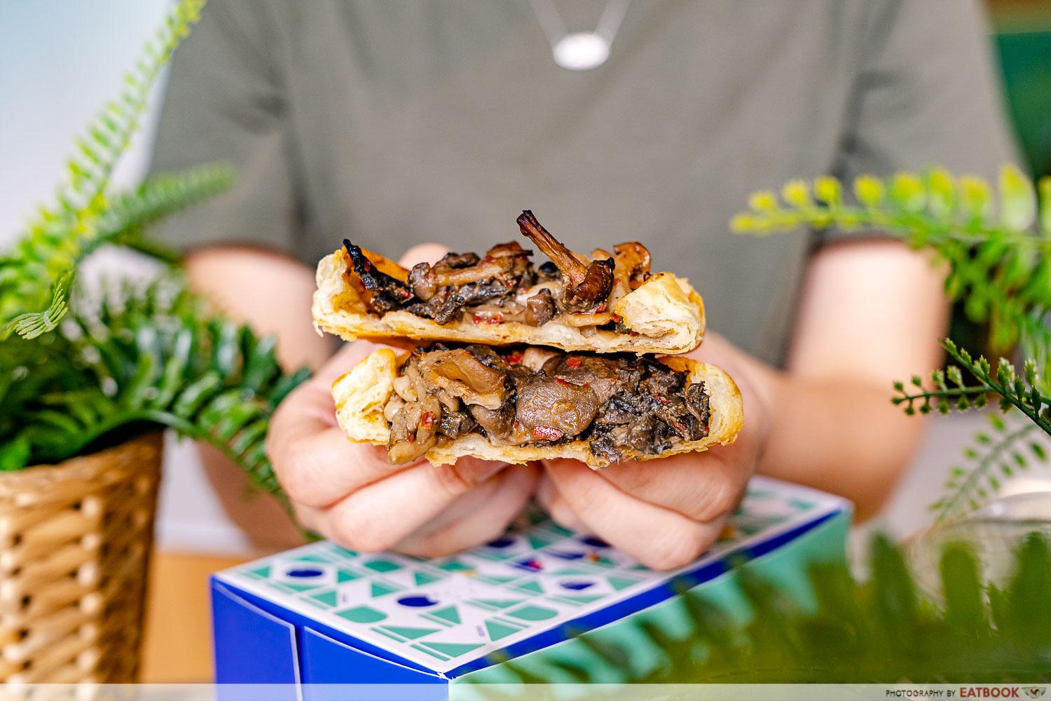 fluff bakery mushroom galette