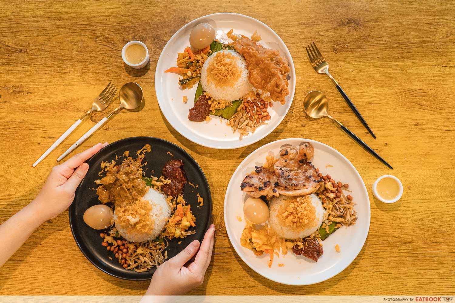 husk nasi lemak flatlay