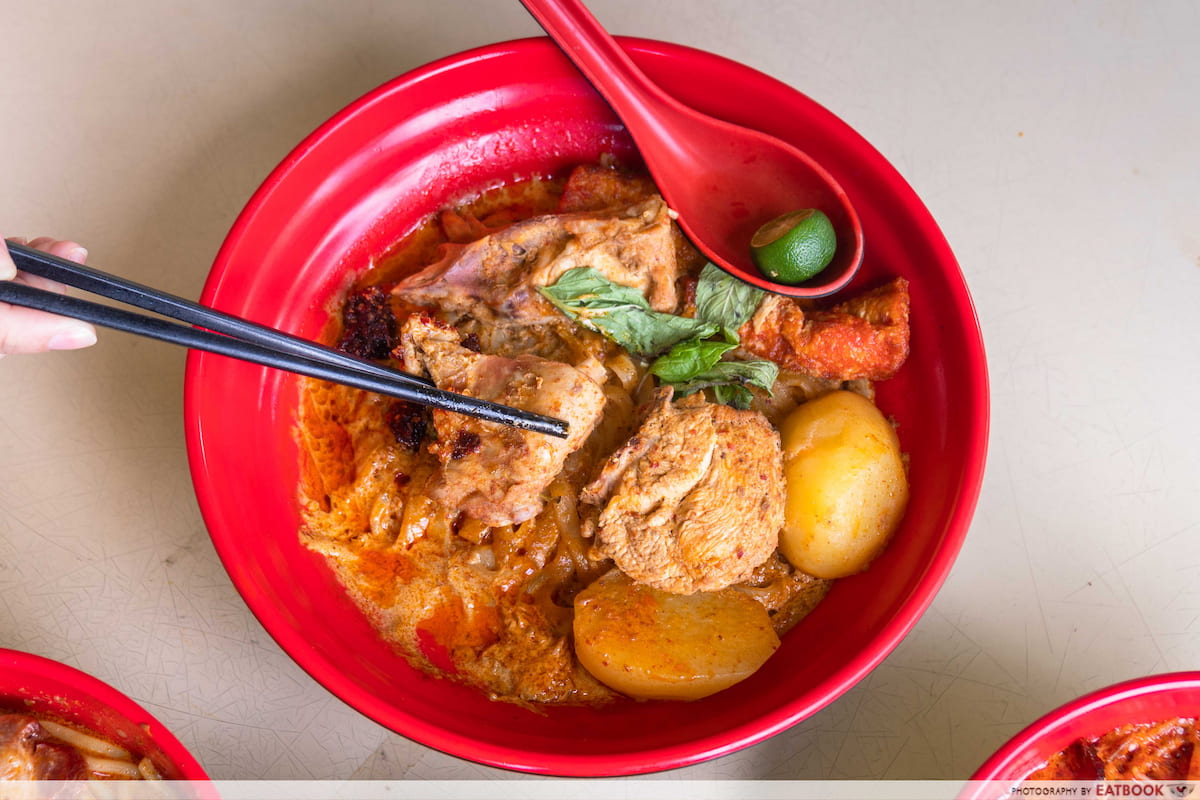 jian zao ipoh curry noodle dry curry chicken noodle intro
