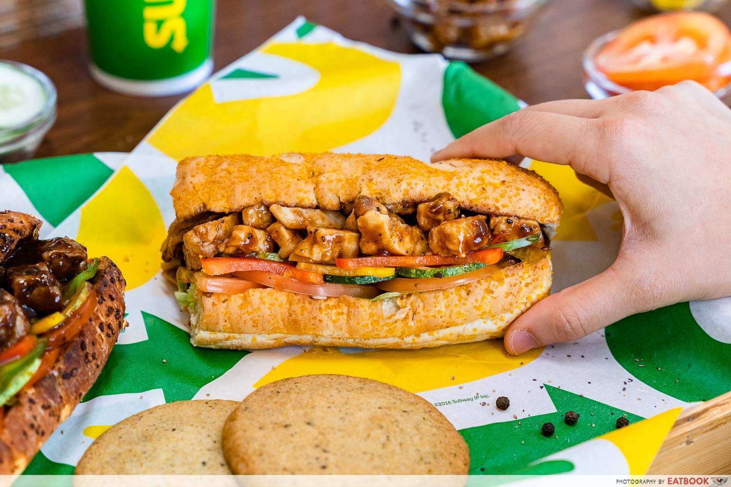 subway black pepper chicken sub