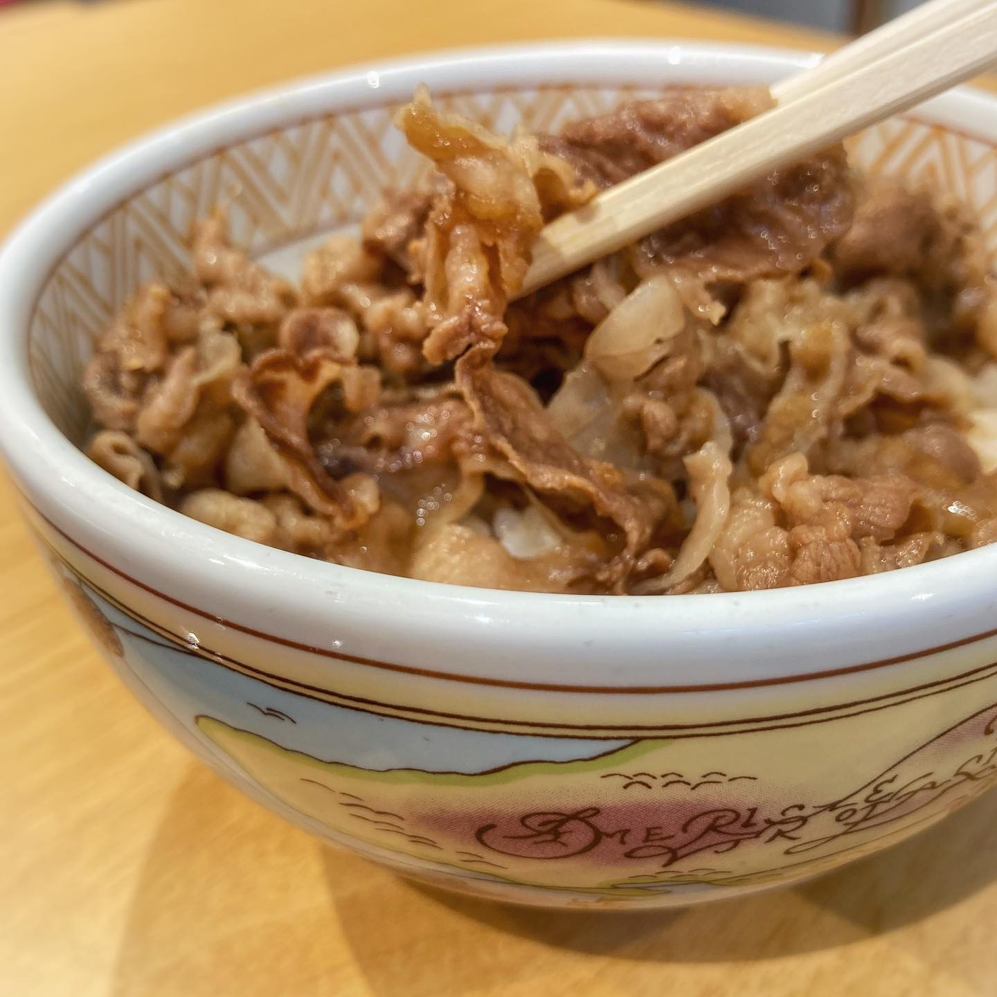 sukiya gyudon detail