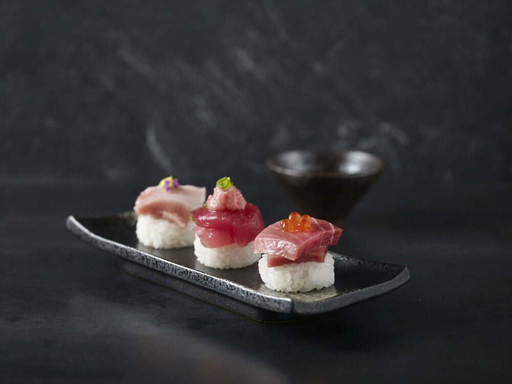 sushi tei - Maguro Trio Temari-min