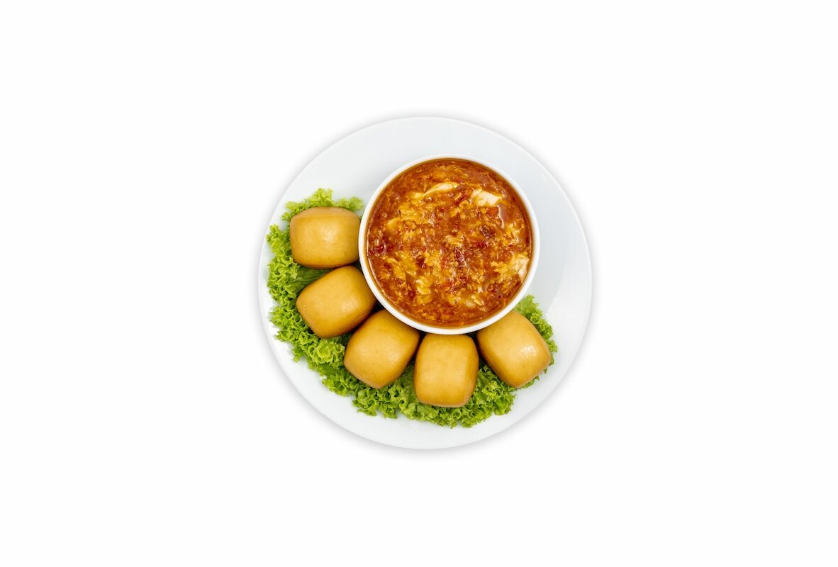 IKEA Salmon Chilli Crab Sauce with Mantou