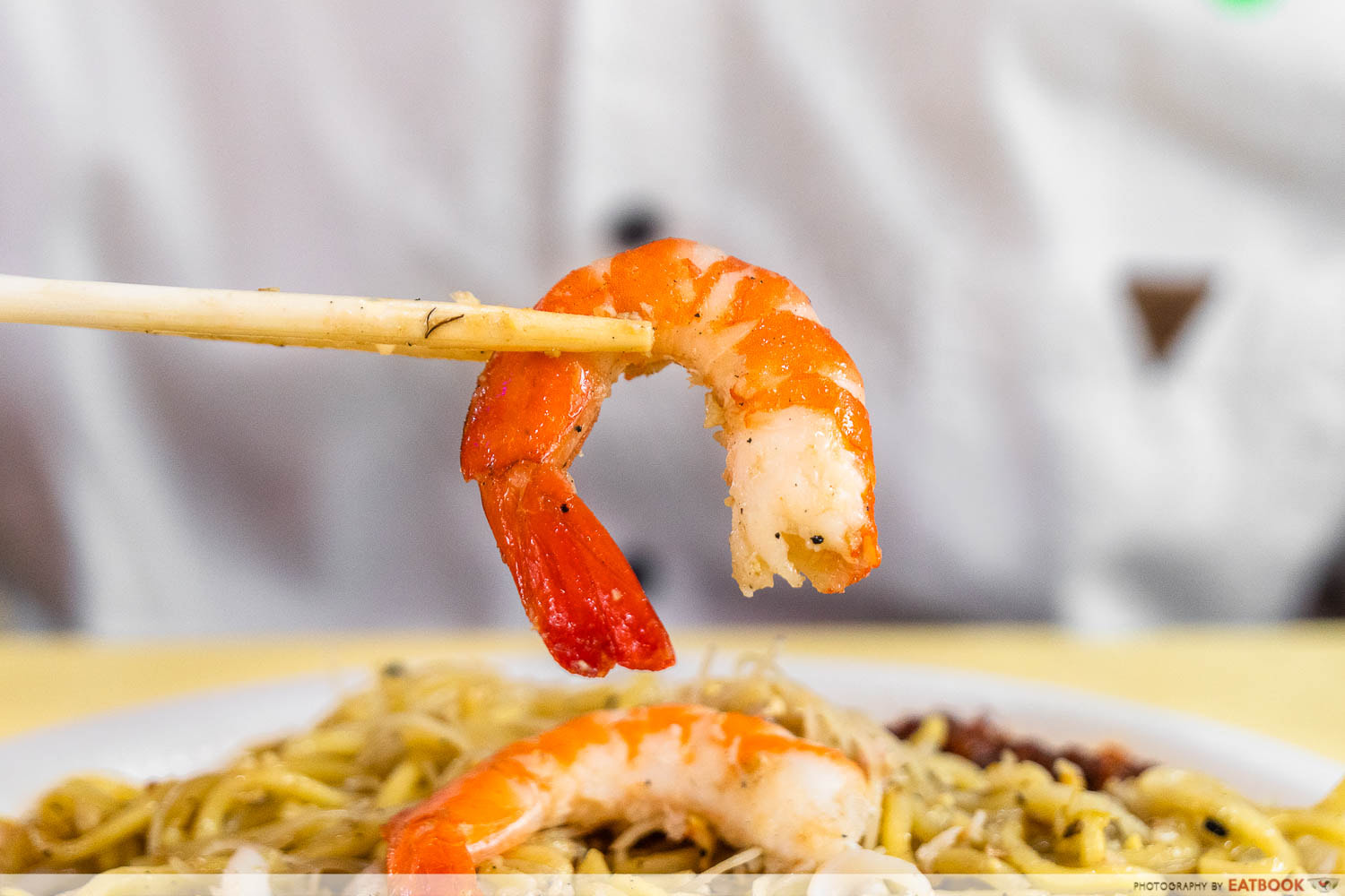 Tiong Bahru Yi Sheng Fried Hokkien Mee_Deshelled Prawn