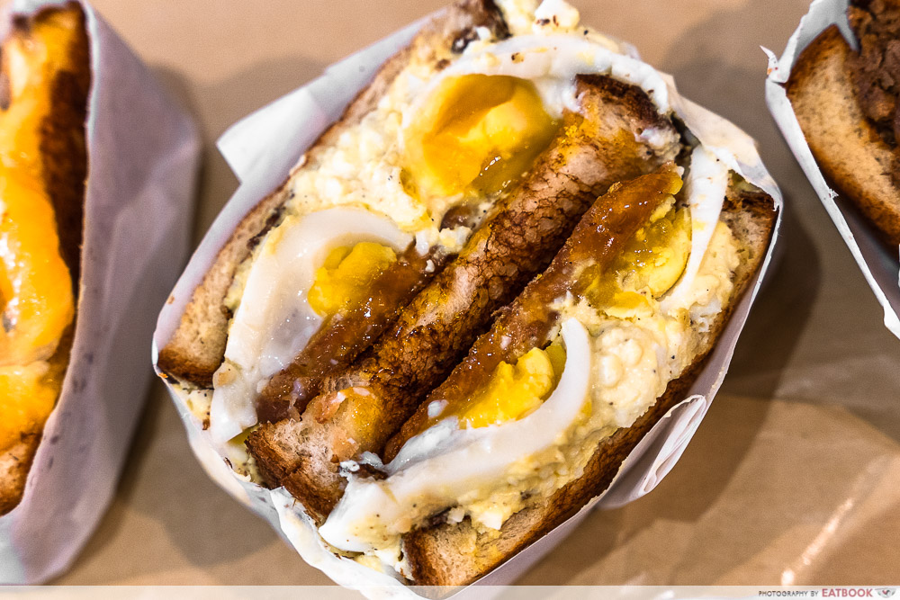 Breakfast Grill: loaded sandwich shop along East Coast Road