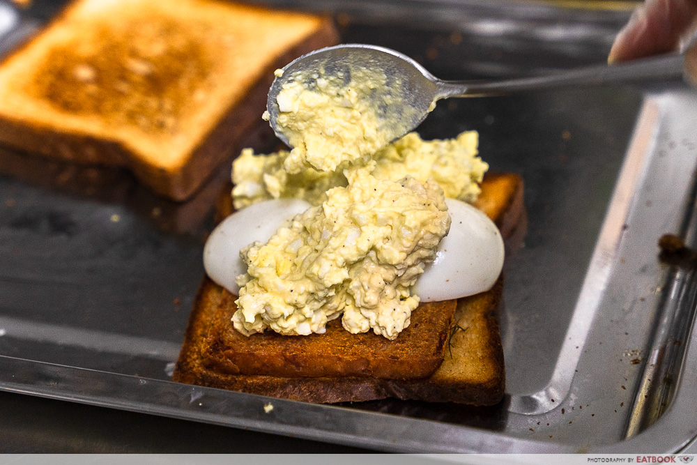 breakfast grill - sunday cals egg salad