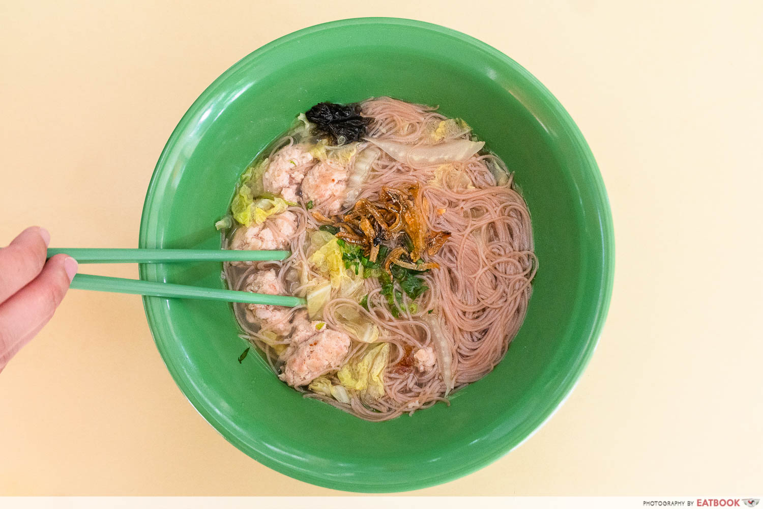 yanan ban mian handmade pork meatball noodle superior soup