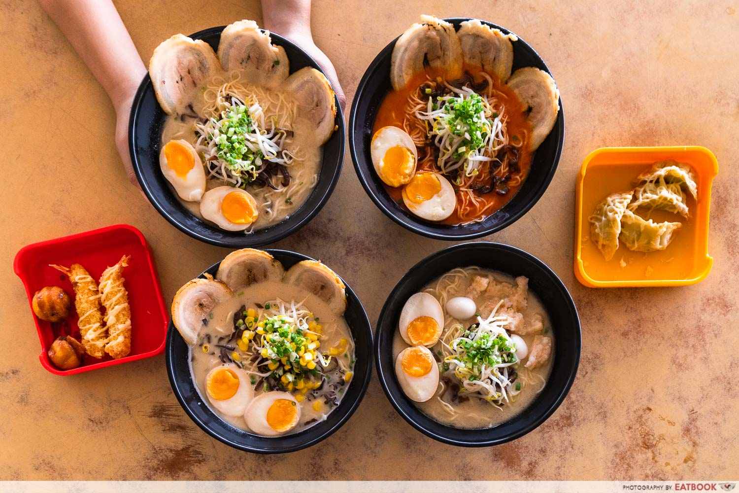 kumamoto ramen flatlay