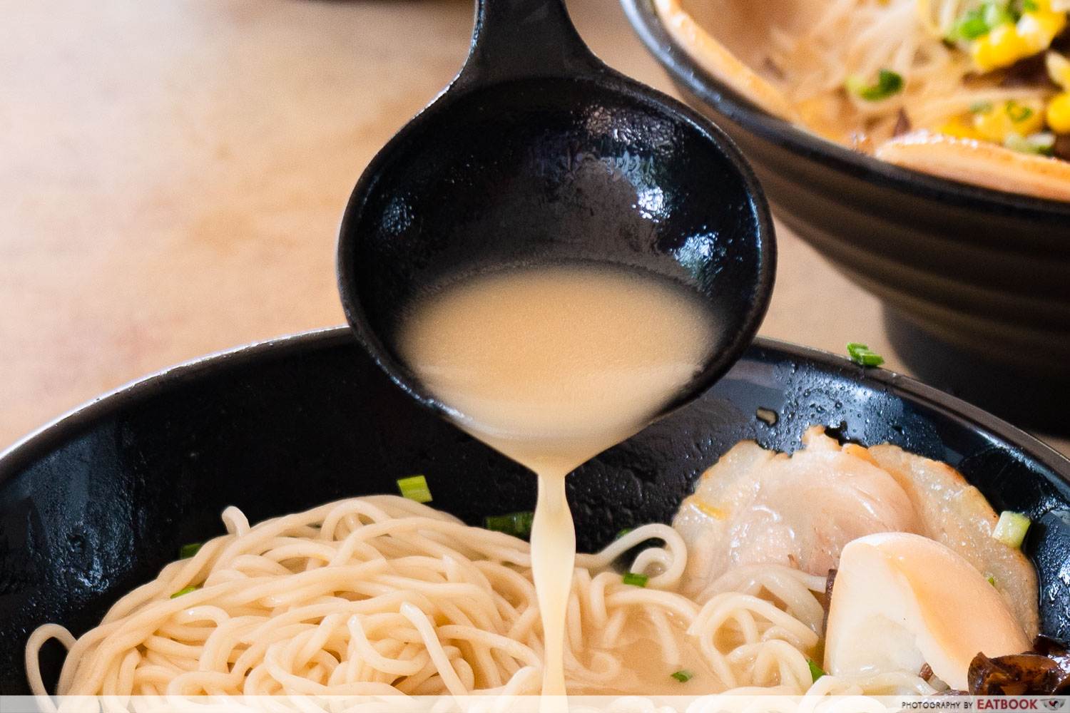 kumamoto ramen signature kumamoto ramen soup detail