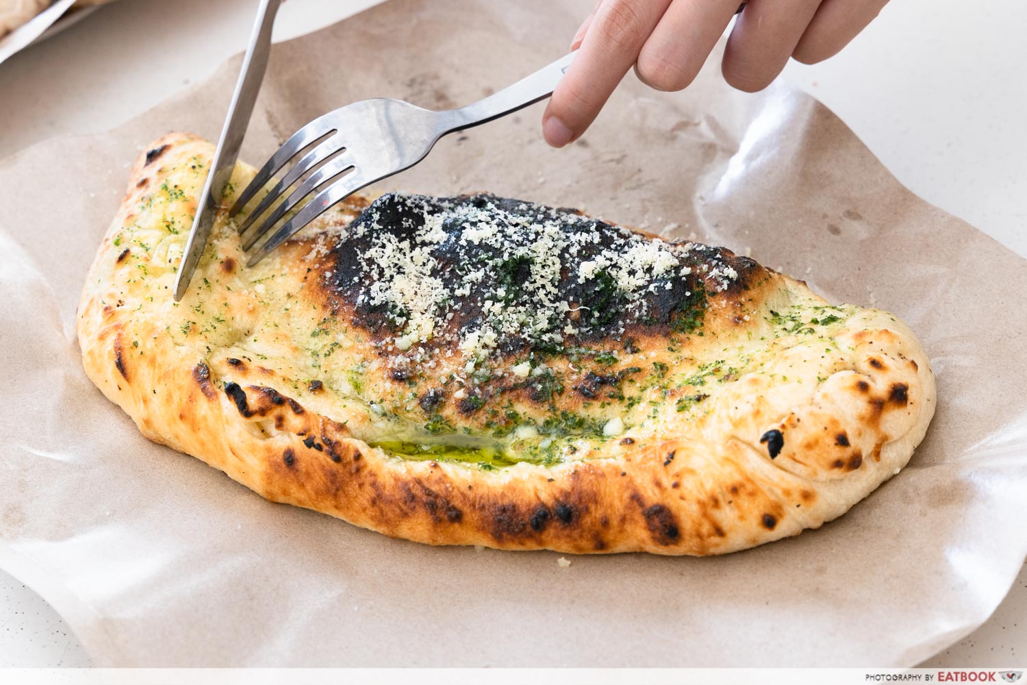 mat western - beef rendang calzone