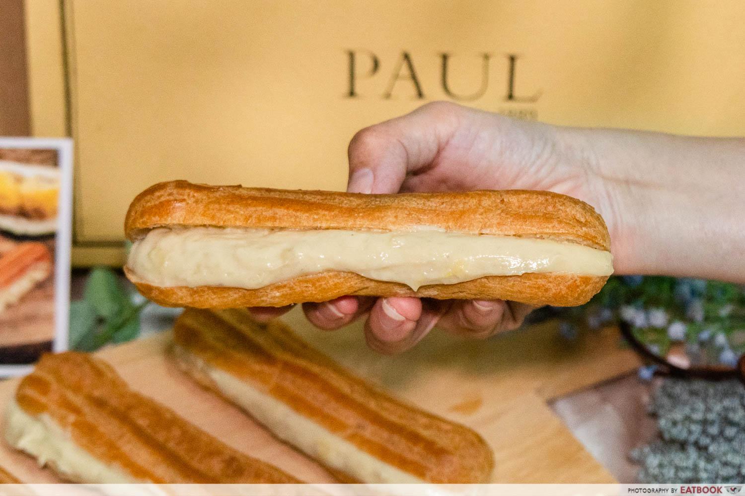 paul durian eclair hand shot