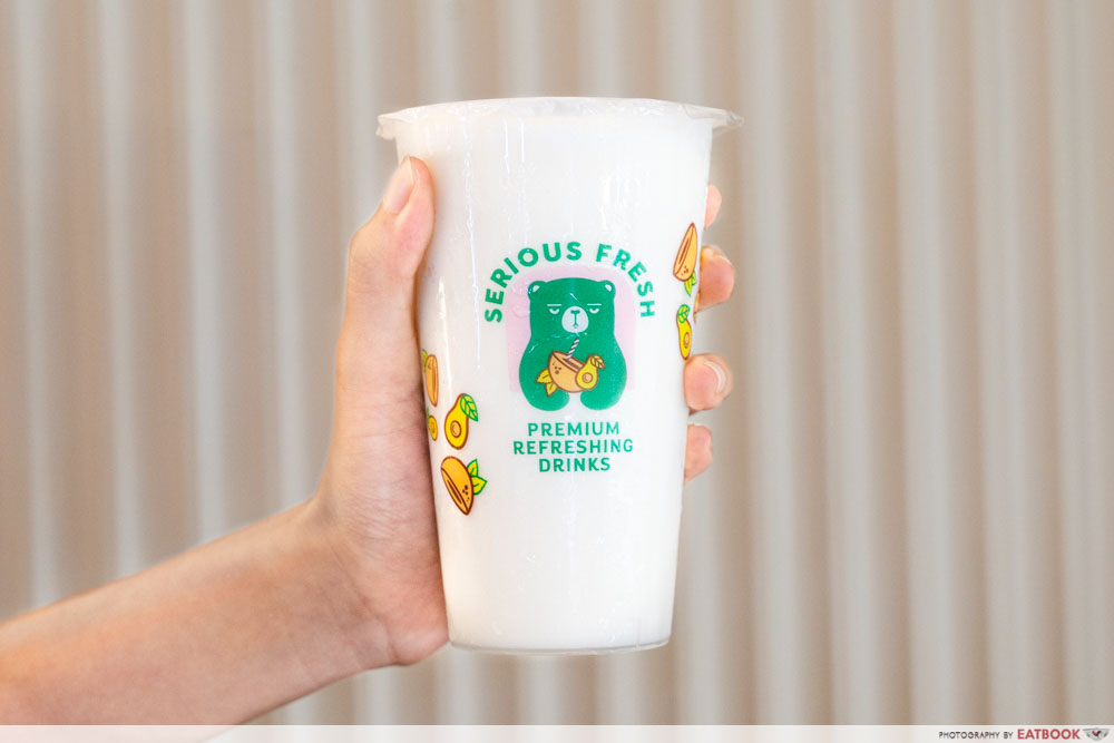 serious fresh - signature coconut shake