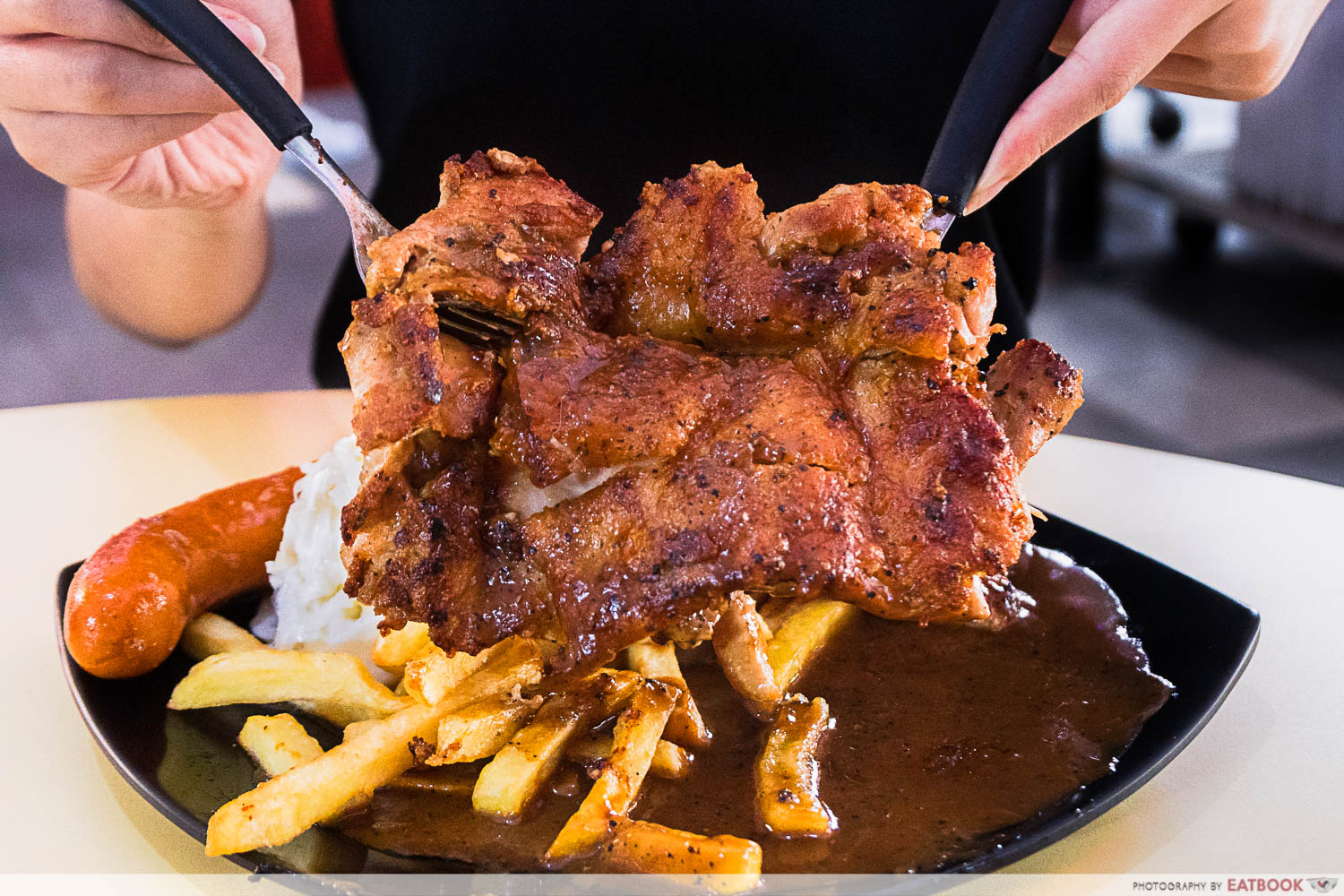 wow wow west - chicken chop size