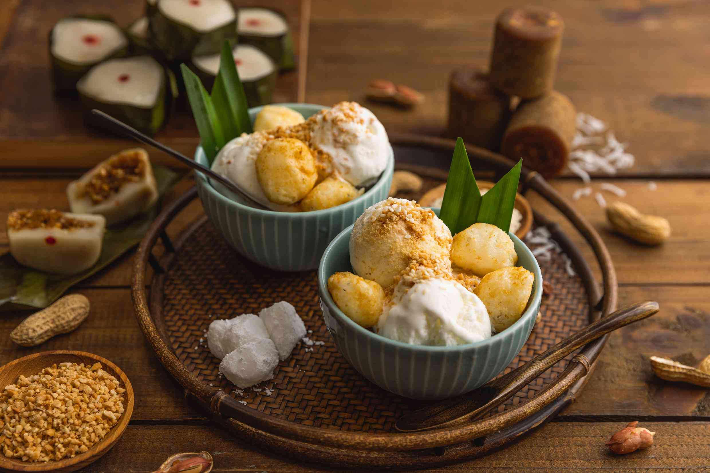 Hainan Kueh Ice Cream sundae sing swee kee dessert