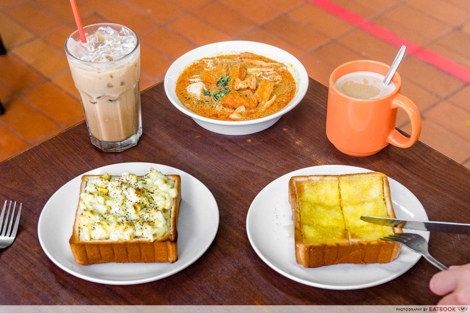 Magic Kitchen Review Cheap Thick Toasts And Laksa Chee Cheong Fun At   Magic Kitchen Flatlay 