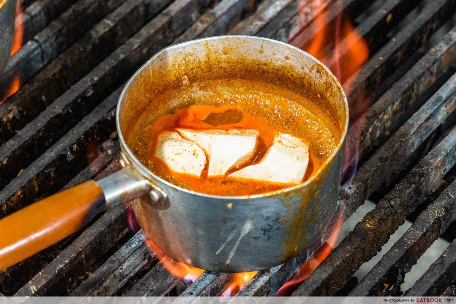 Tofu in pot