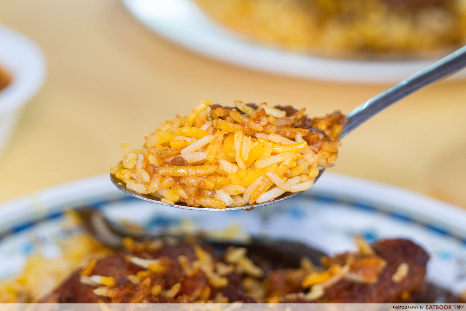 geylang hamid's briyani - rice interaction