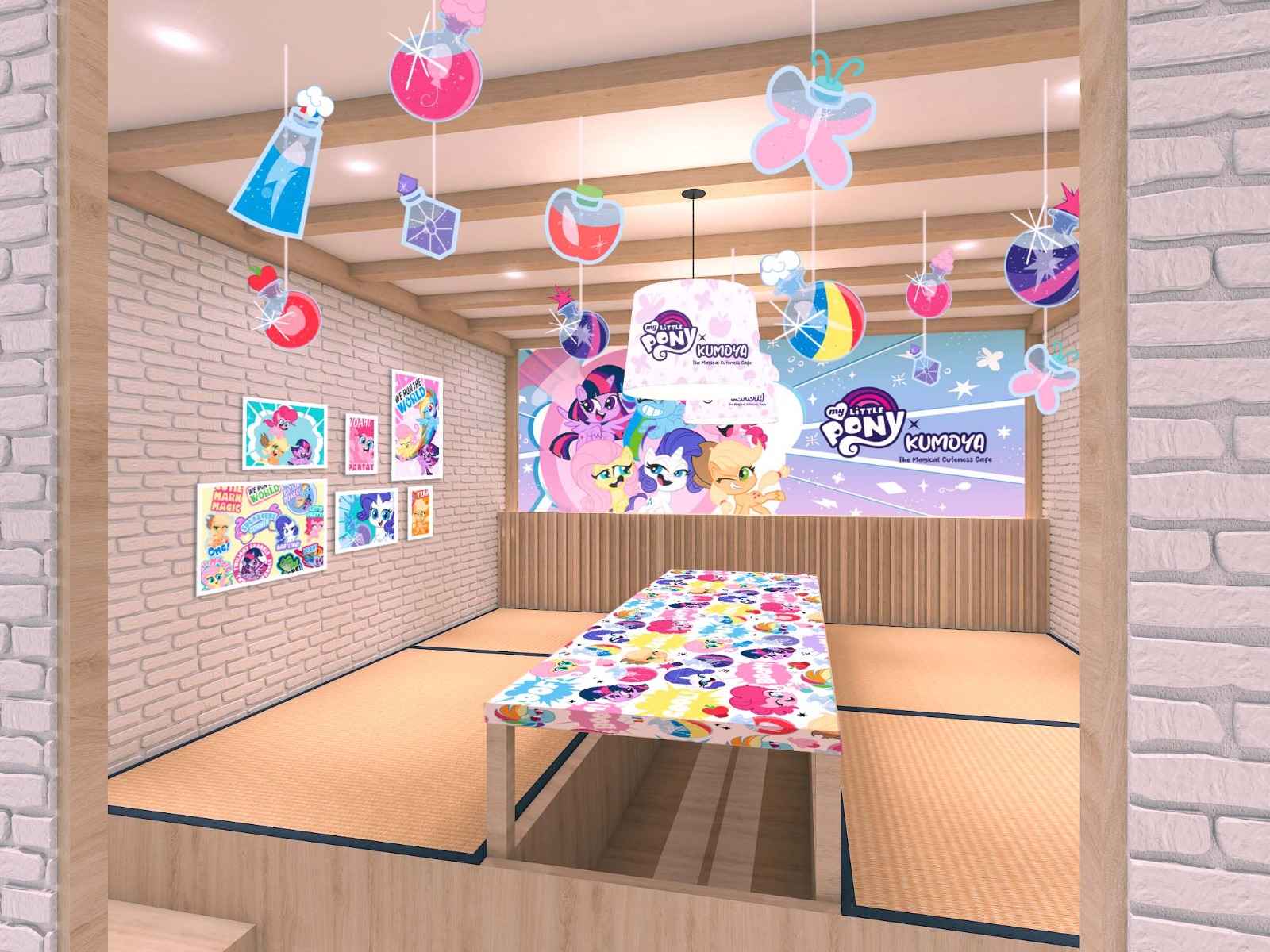 my little pony x kumoya cafe ambience