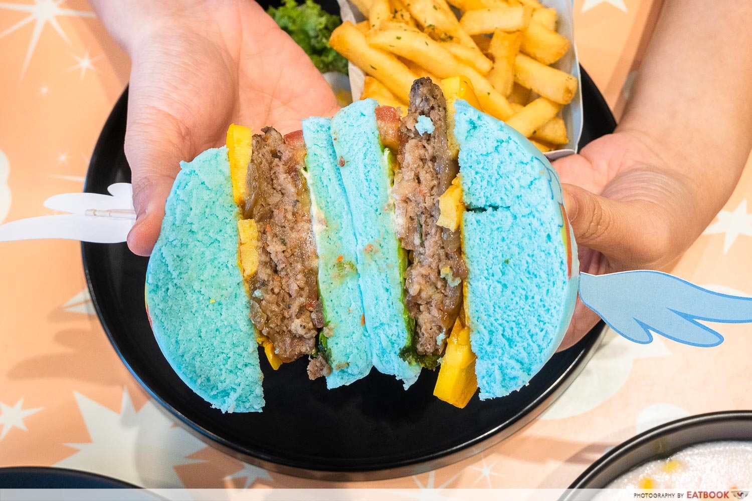 my little pony cafe blue burger