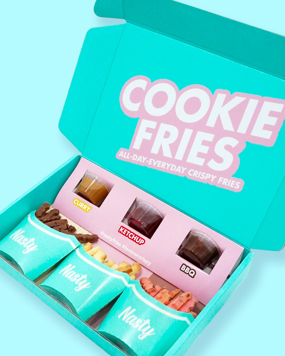 nasty cookie Combo Cookie Fries Box