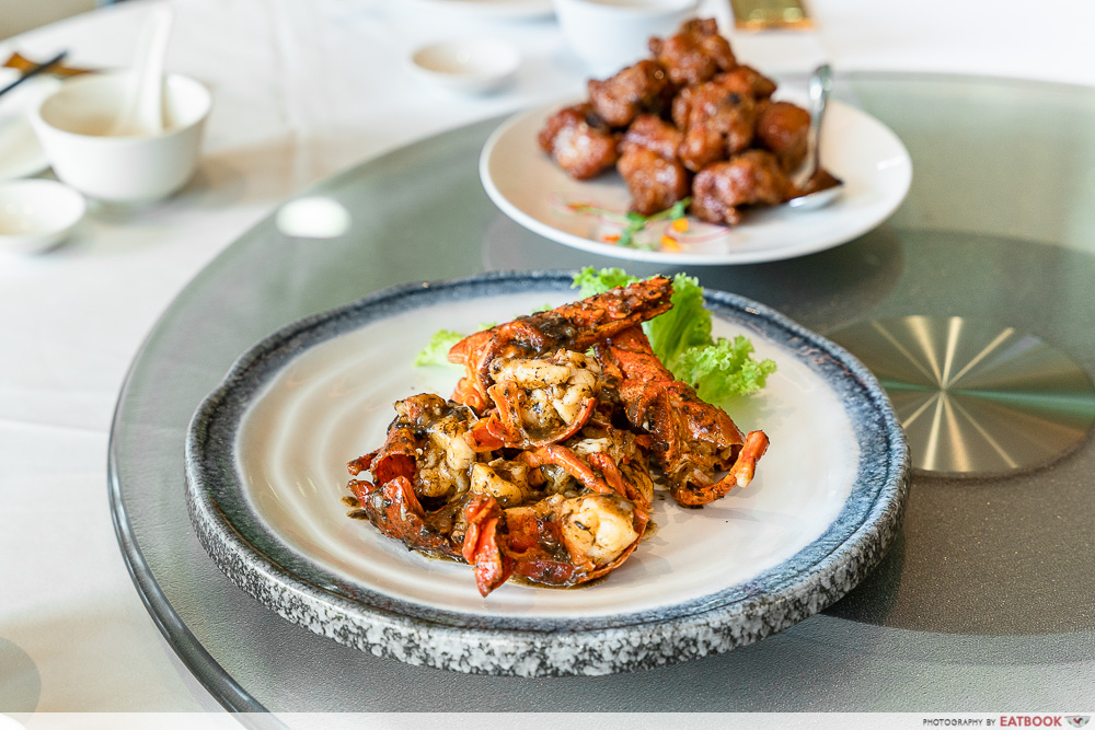 seafood paradise - Stir-fried Lobster with Black Truffle Sauce