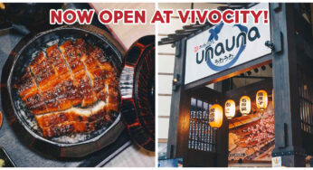 Una Una VivoCity Opens With Unagi Hitsumabushi From $12.80++