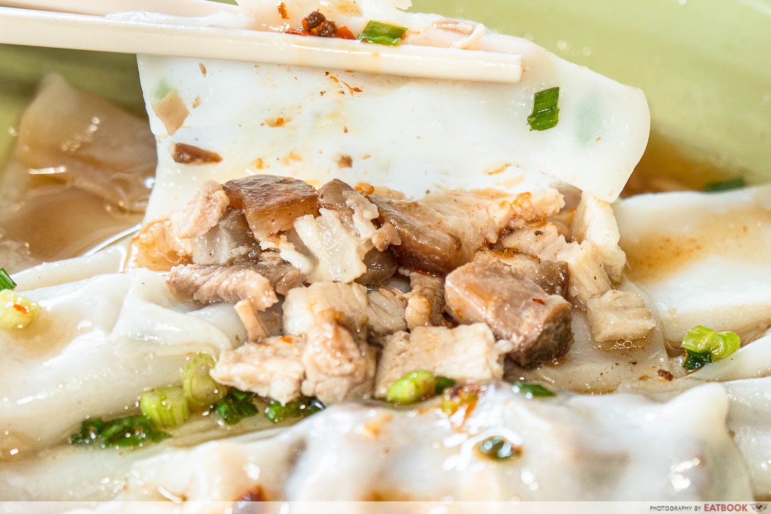 wan fen chee cheong fun - braised pork ccf