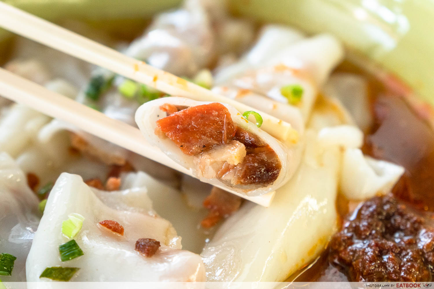 wan fen chee cheong fun - char siew ccf