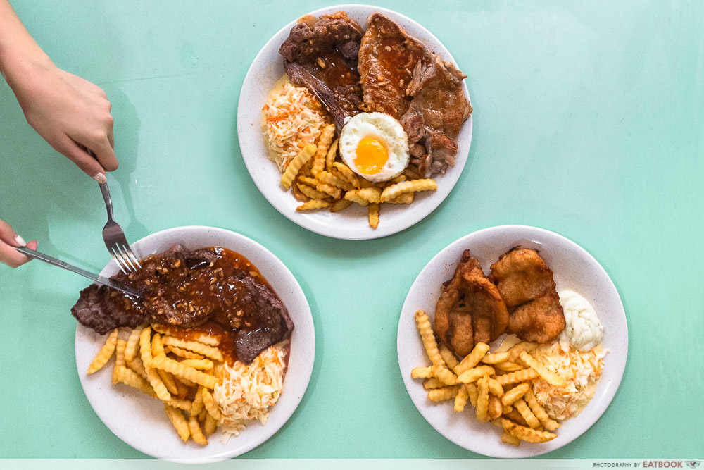 western barbecue flatlay