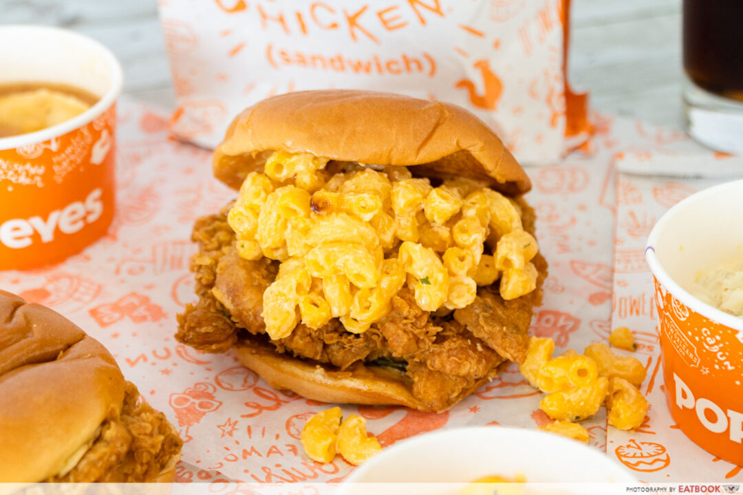 Popeyes Launches New Mac ’n Cheese Chicken Sandwich Inspired By Fans