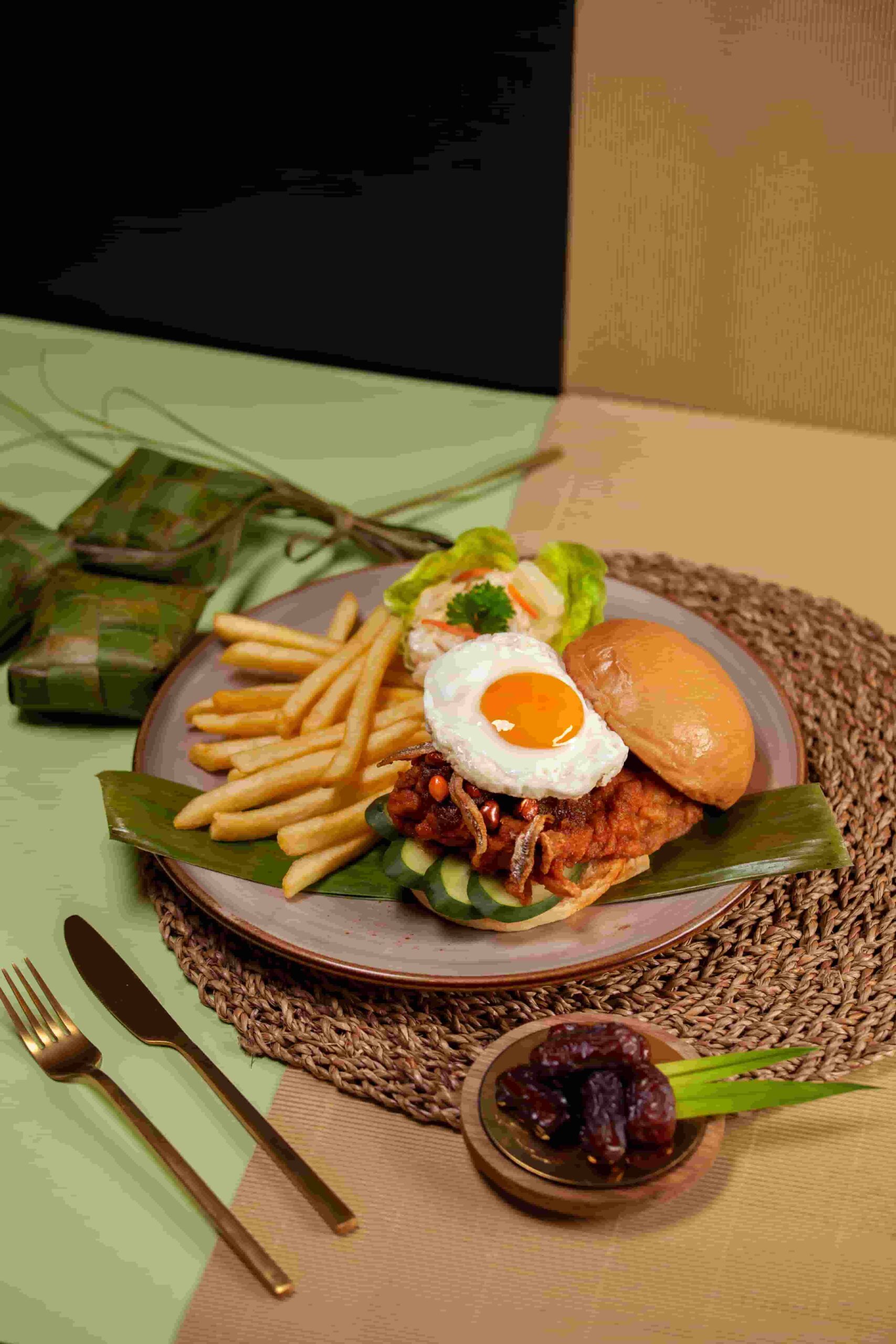 Nasi Lemak Burger