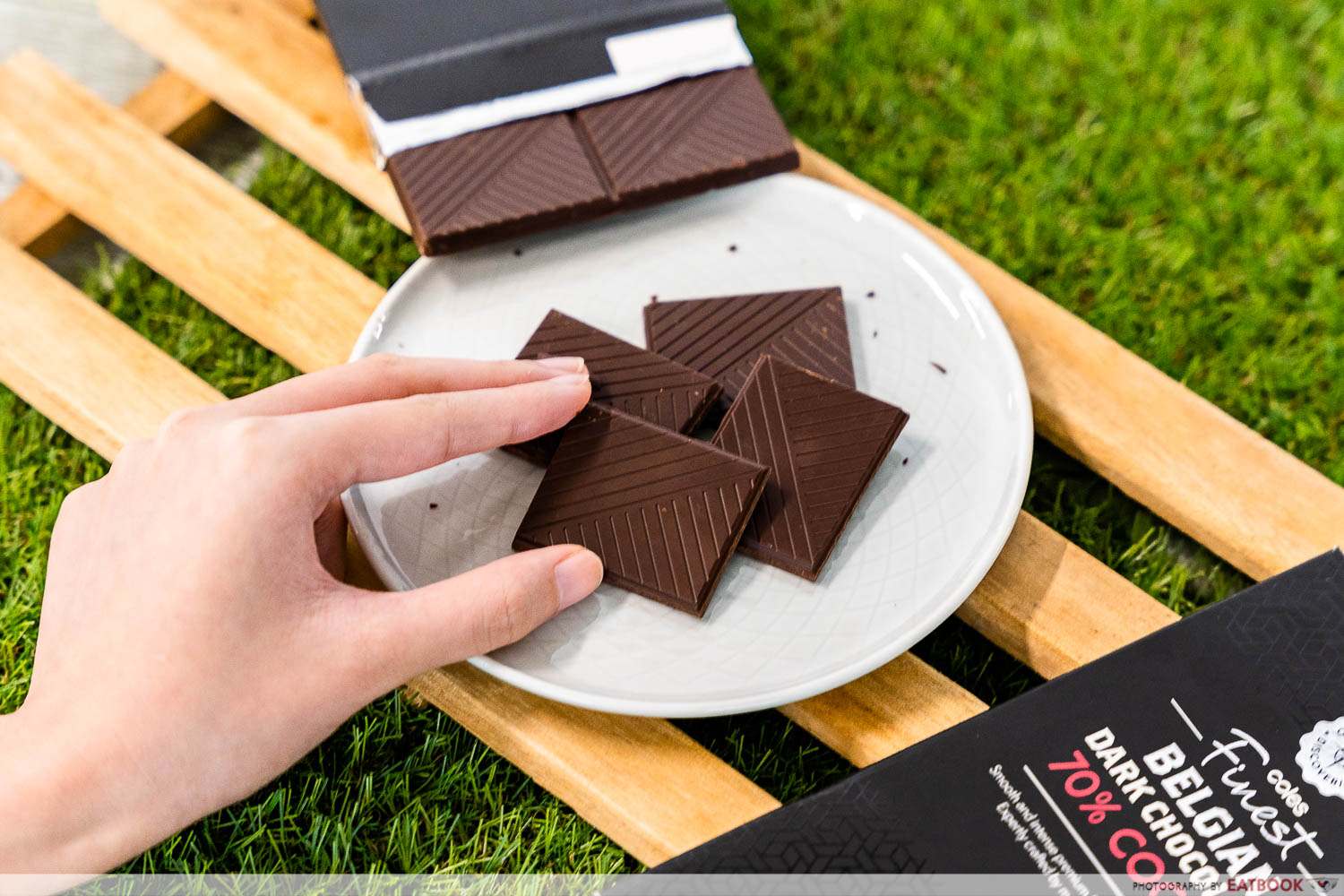 coles belgium dark chocolate interaction 