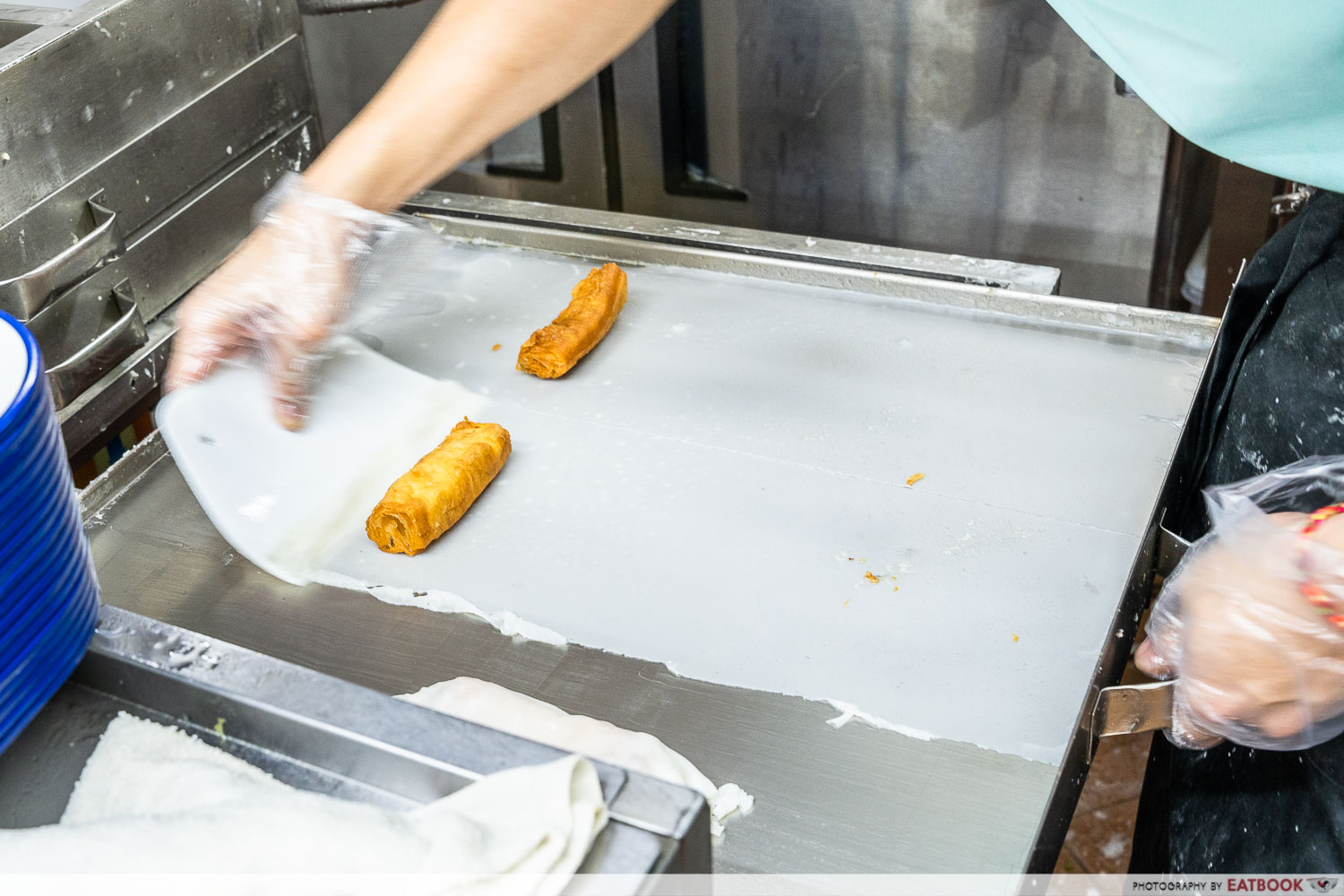 fei chang hao you tiao rice roll prep shot