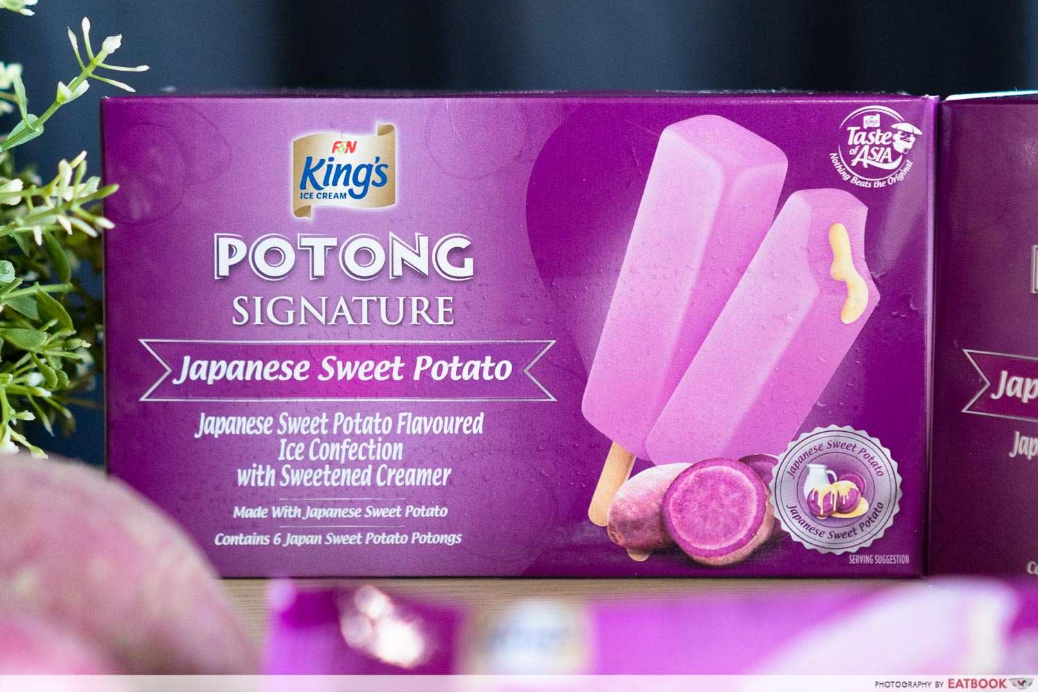 kings japanese sweet potato ice cream box
