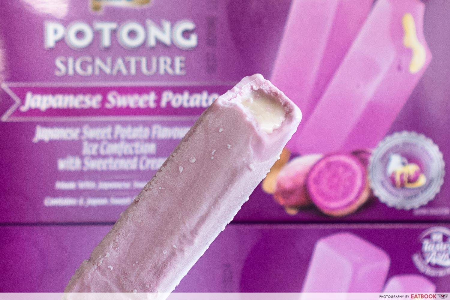 King’s Has Japanese Sweet Potato Potong Ice Cream With Milk Filling 