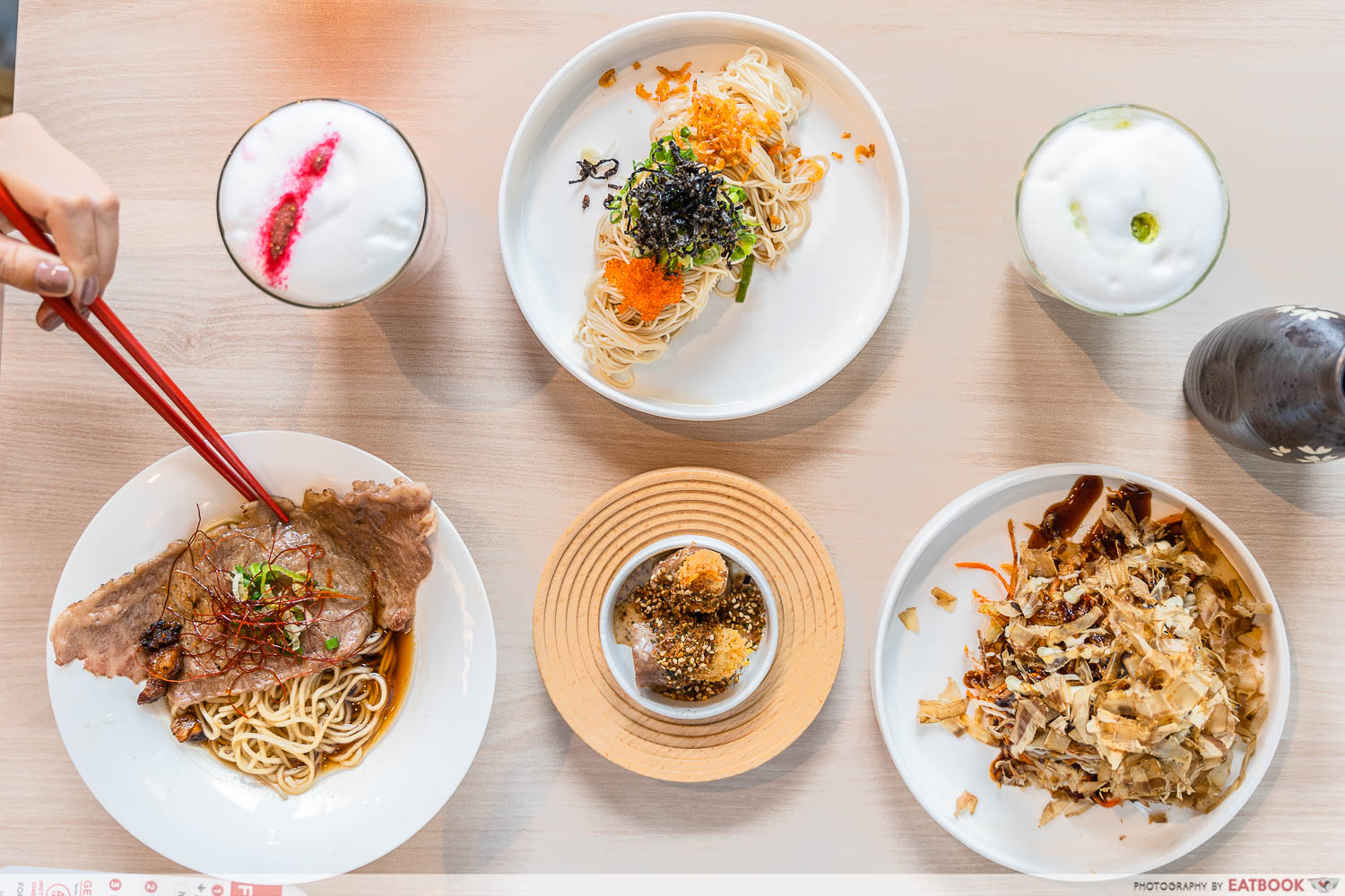 menbaka fire ramen - flatlay