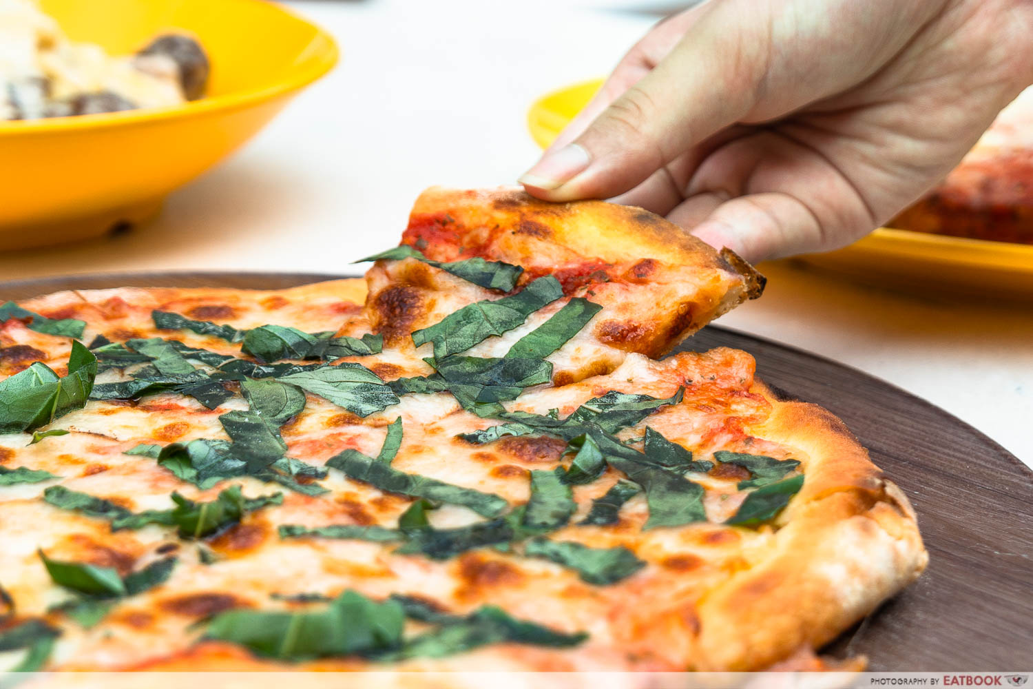 saporita margherita pizza intro shot