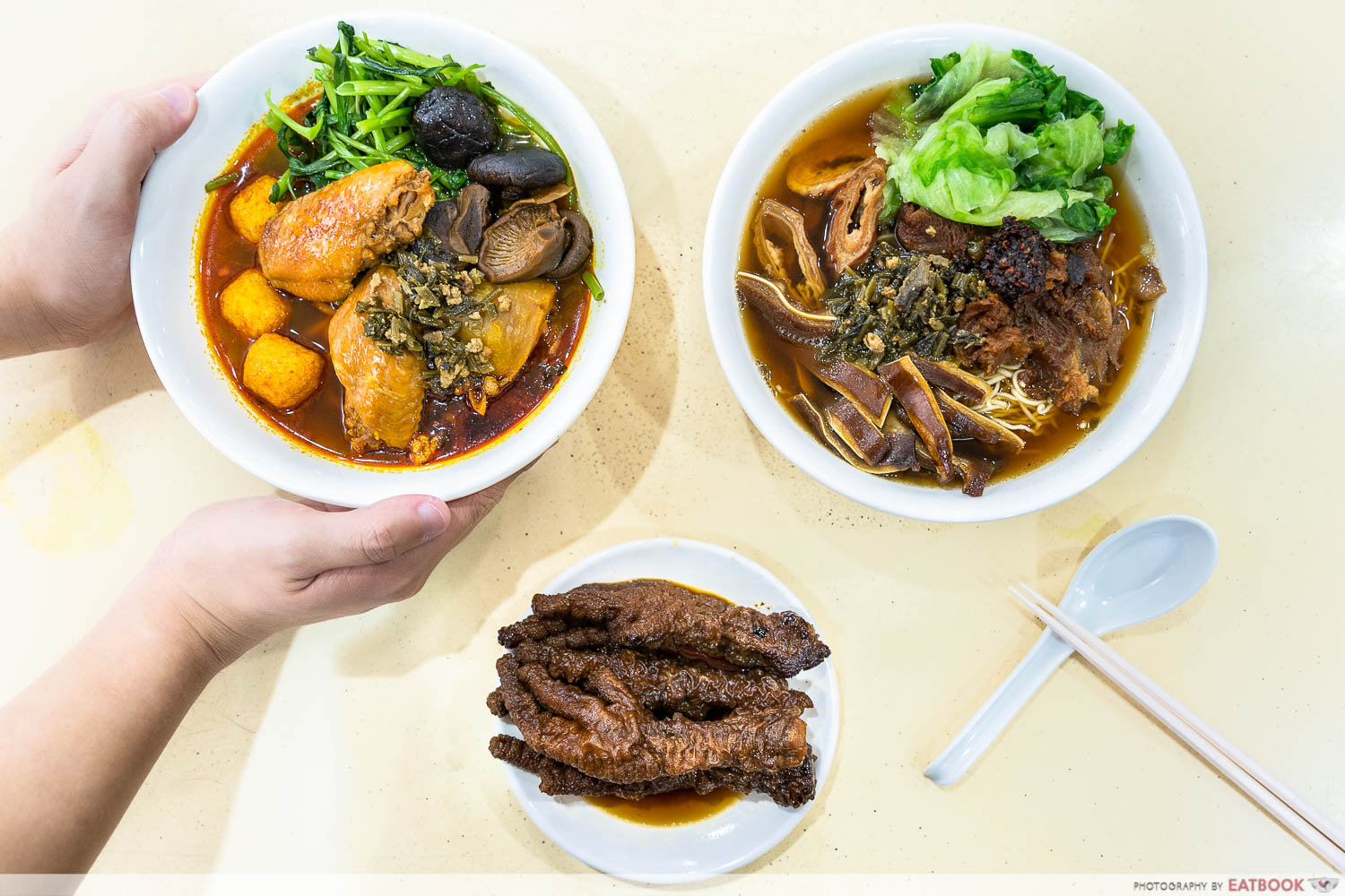 Fei Gong Cart Noodles Flatlay