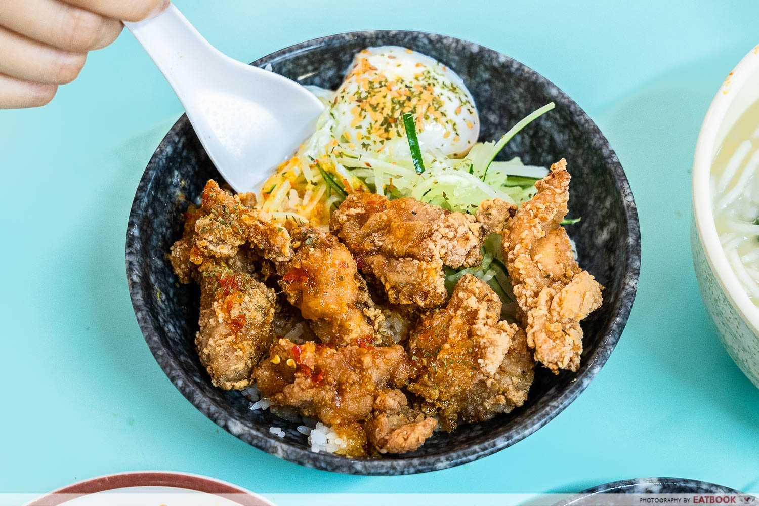 Tang Kay Kee har cheong gai rice bowl